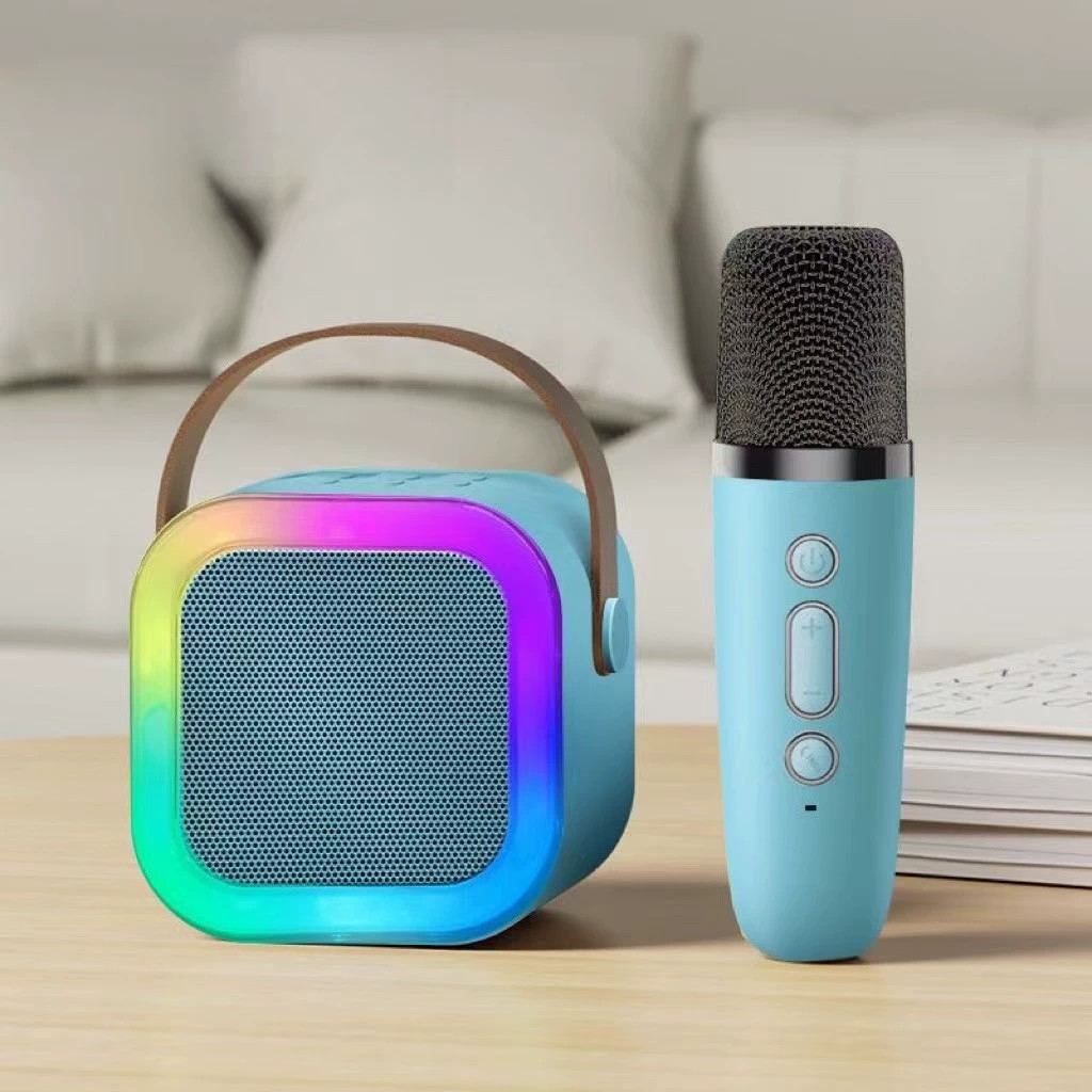 k12 Bluetooth speaker microphone all-in-one karaoke mini outdoor karaoke speaker