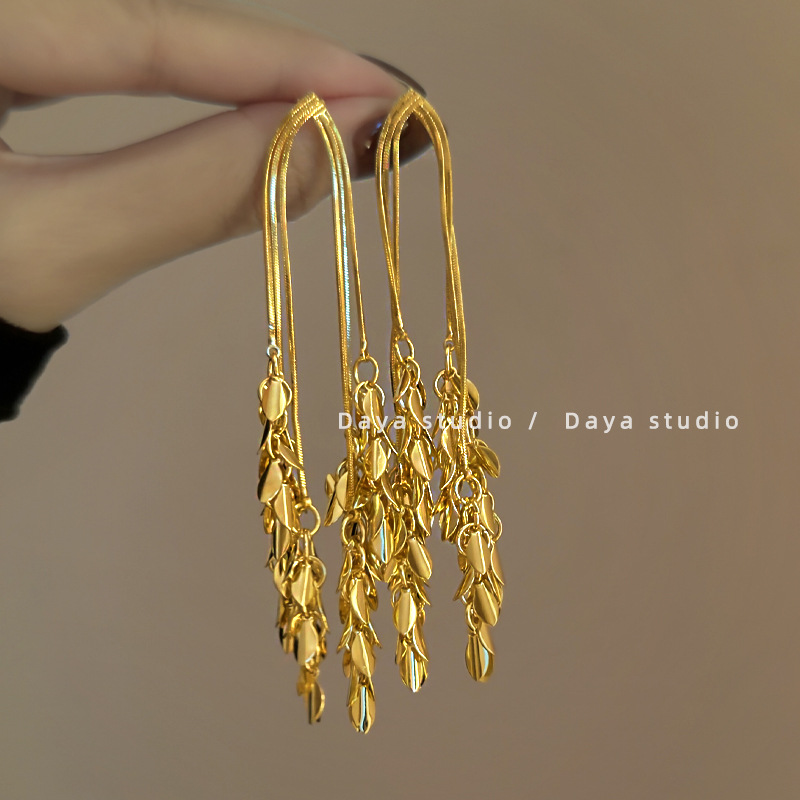 2025 New Vacation Style Earrings Suitable for Summer Earrings Forest Fairy Super Sweet Flower Petal Earrings