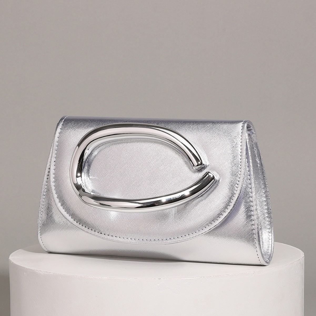 Textured PU Evening Bag 2026 Clutch Bag Women's Bag