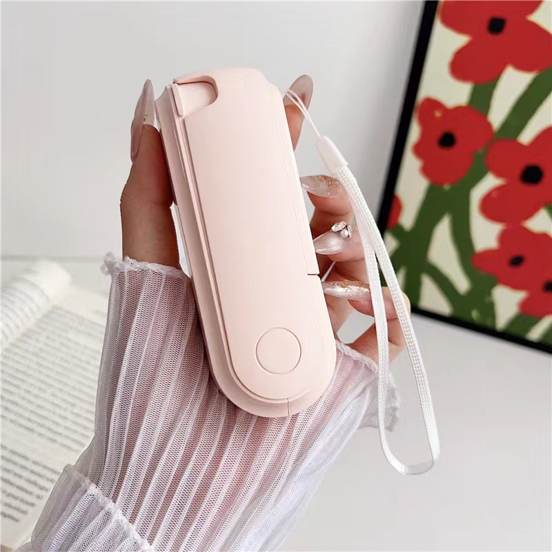 Pocket Mini Silent Charging Small Electric Fan Portable Outdoor Handheld Fan Gift