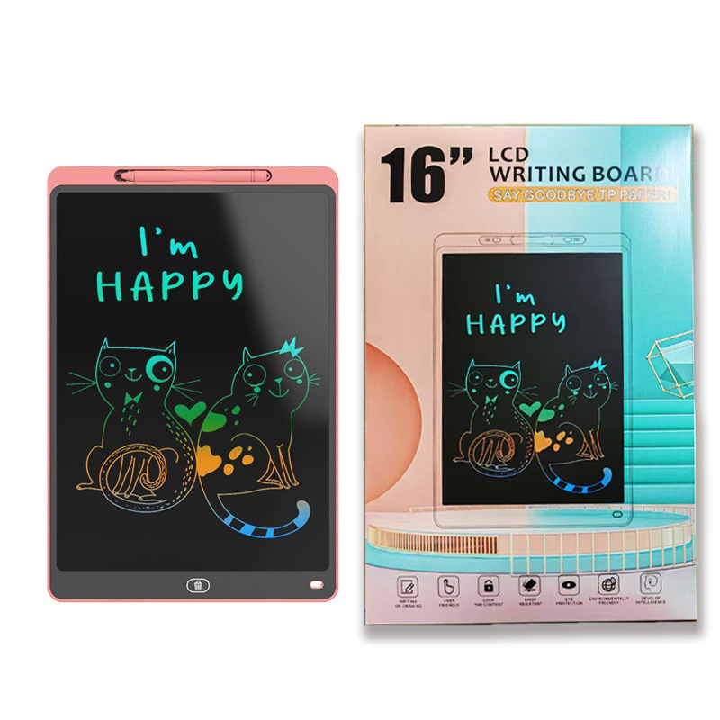 LCD Writing Tablet 8.5/12/16 Inch Children's Early Education Graffiti Drawing Board Learning Handwriting Board LCD Electronic Drawing Board