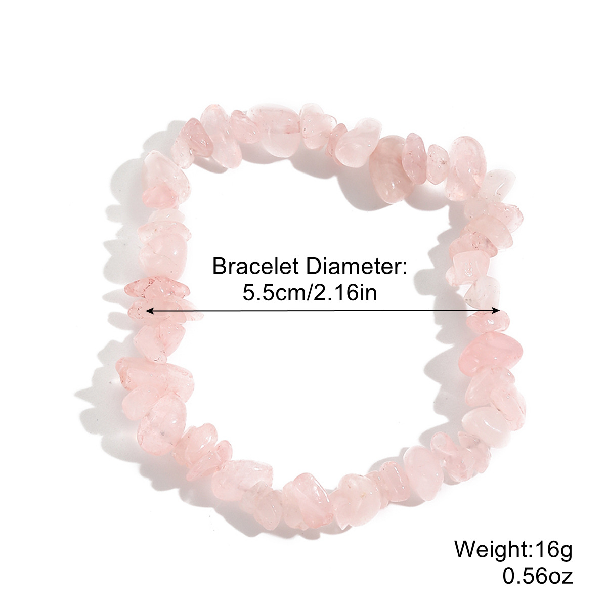 Necklace summer jewelry Bohemian colorful gravel necklace women natural stone necklace
